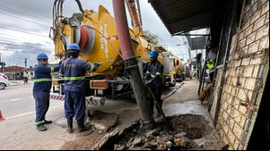 Imagem Quase 400 toneladas de entulho são retiradas da rede de drenagem de Maceió