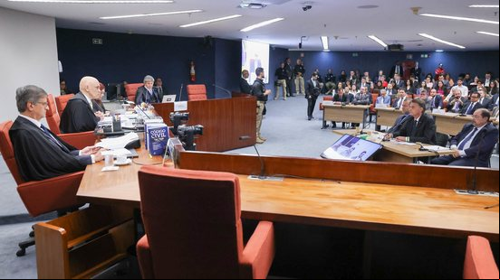 STF rejeita pedido de ex-presidente Jair Bolsonaro para exibir vídeos em interrogatório - Fellipe Sampaio / STF