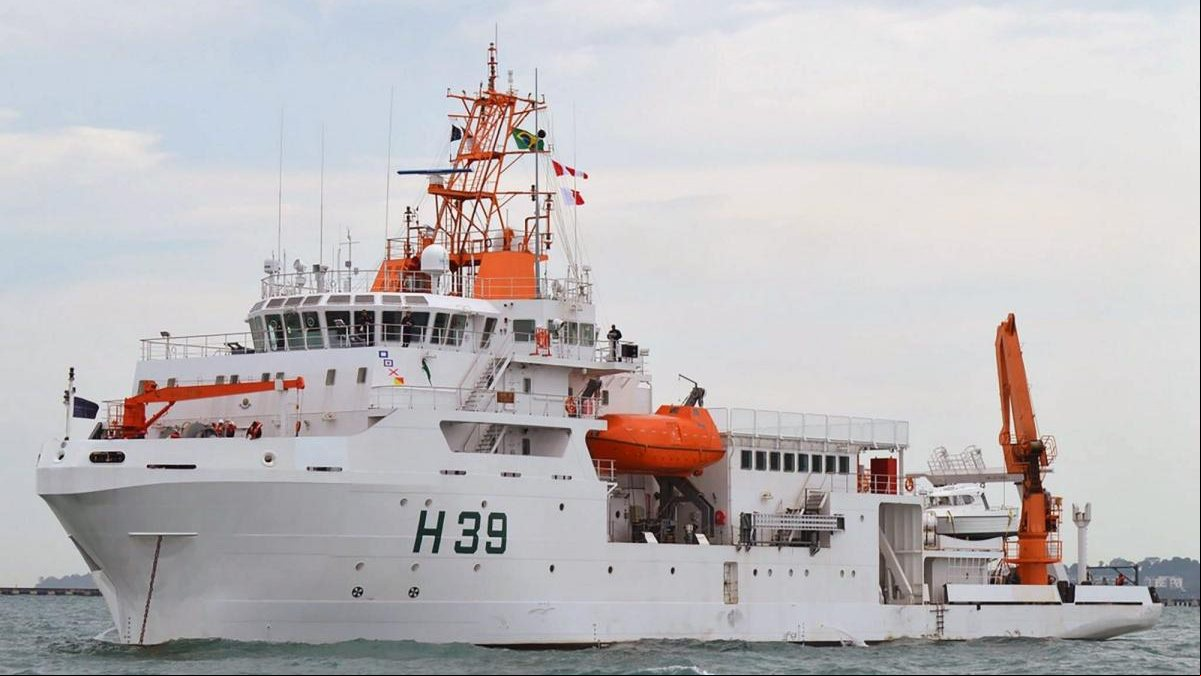 Porto de Maceió recebe Navio de Pesquisa Hidroceanográfico \u0027Vital de Oliveira\u0027, aberto à visitação pública neste sábado (14)