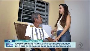 Idoso com duas hérnias não consegue cirurgia pelo sus e pede ajuda para pagar procedimento