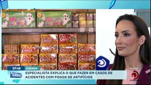 Especialista explica o que fazer em casos de acidentes com fogos de artifícios